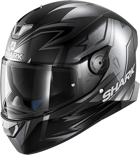 Casca Moto Integrala Shark Skwal 2 Replica Oliveira White LED Gray Mat